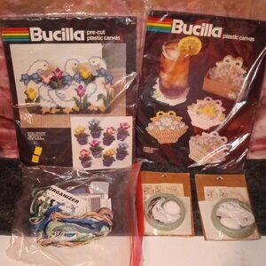 NEEDLE POINT MISCELLANEOUS COLORFUL LOT OF FUN